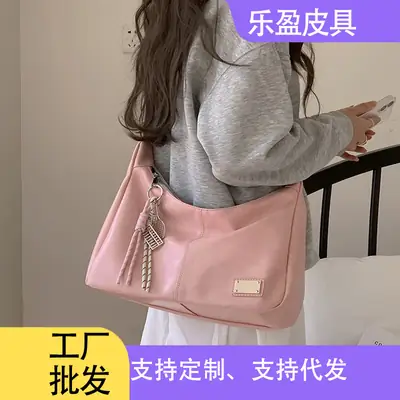 Pink Large Capacity Women's Tote Bag 2025 Spring Fashion