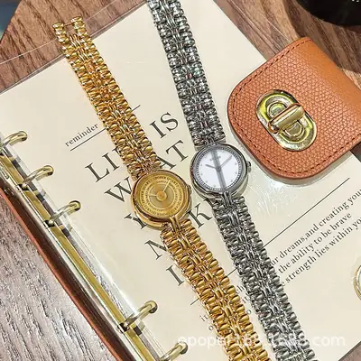French Light Luxury Women's Chain Watch Quartz Waterproof