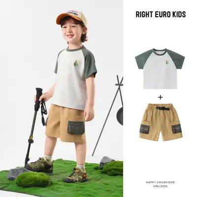 Right Euro Kids Summer T-Shirt Shorts Set