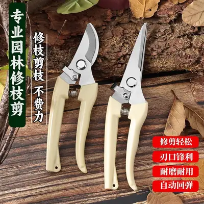 Powerful Stainless Steel Pruning Shears, Multifunctional Gardening Scissors, Orchard Fruit Picking Shears, Garden Branch Shears, Sharp