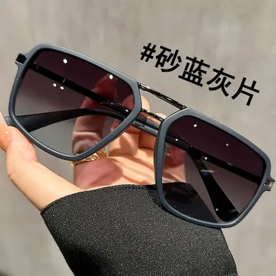 Aviator Sunglasses for Men Big Face High End Polarized