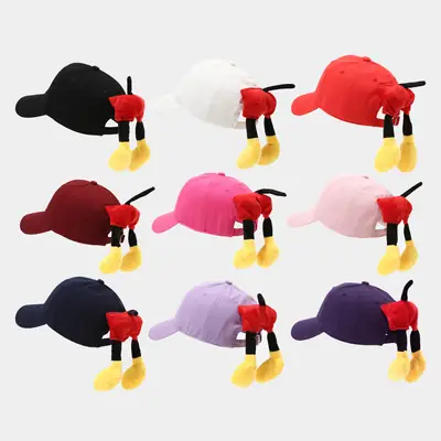 Mickey Butt Cap for Women Summer Candy Color