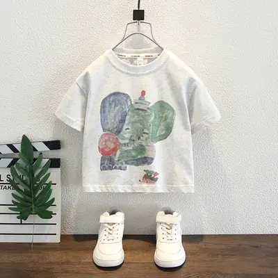 Boys Cotton T-Shirt Summer 2025 Kids Wear