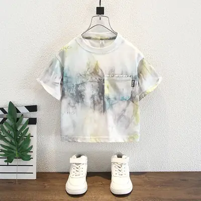 Children Tie-Dye Short Sleeve T-Shirt 2025