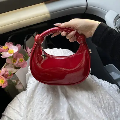Red High-End Women's Shoulder Crossbody Bag