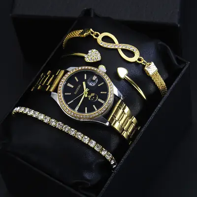 Gold Plated 4-Piece Jewelry Set for Women