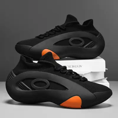 2025 New Summer Classy Men's Shoes Trendyy Versatile Mesh Breathable Thick-Soled Youth Running Sports Casual Shoes