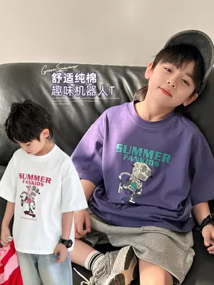 Summer Cotton T-Shirt for Boys 2026 New Style