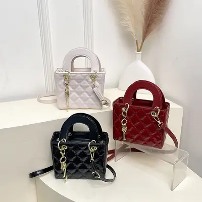 2025 Korean Style Quilted Embroidery Bags for Women