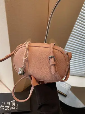 Women's Tan Leather Shoulder Crossbody Bag 2025