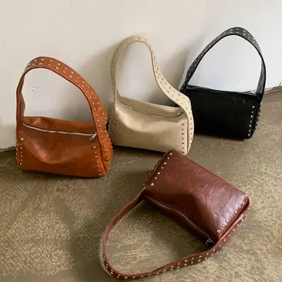 Cross-Border Korean Style Underarm Bag for Women 2026 Summer New Retro Versatile Commuter Shoulder Bag luggage and leather goods