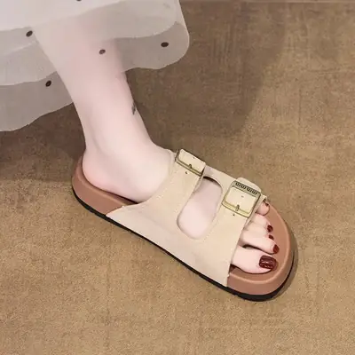 Women's Red Platform Birkenstock Slippers Summer 2025
