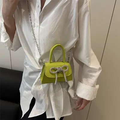 Women's Mini Square Bag Lime Green 2025