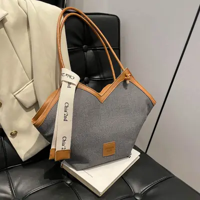 Retro Grey Tan Women's Shoulder Bag 2025