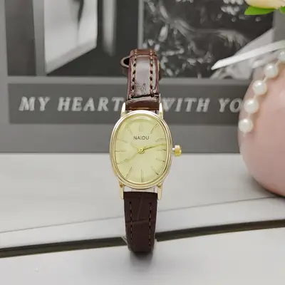 Oval Cross-Border New Women's Watch Women's Belt Women's Watch High-Looking Guangzhou Watch Temperament Niche Quartz Watch