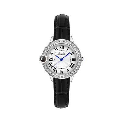 Jlanda Women's Red Crystal Dial Watch