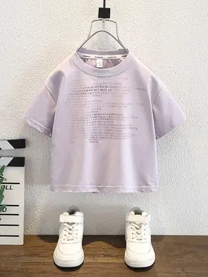 8265 Boys Pink T-Shirt Summer 2026