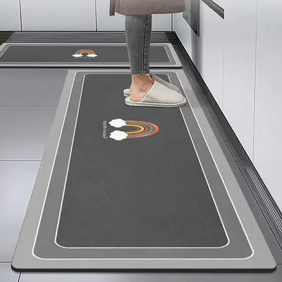 Modern Kitchen Floor Mats Water Absorbent Non-Slip