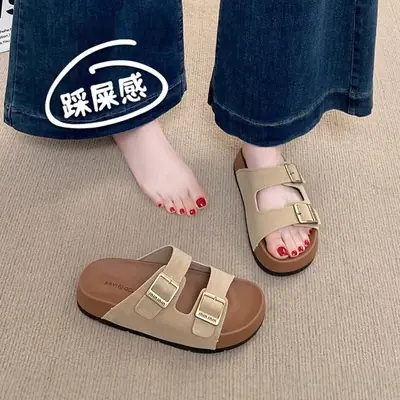 Women Genuine Leather Birkenstock Sandals Summer
