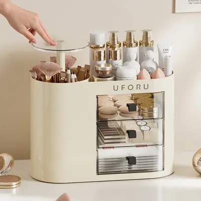 Multi-functional Makeup Brush & Storage Rack