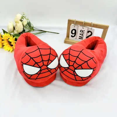 New Revenge Alliance Anime Cartoon Plush Slippers Batman Superman Home Indoor Creative Cotton Slippers Wholesale