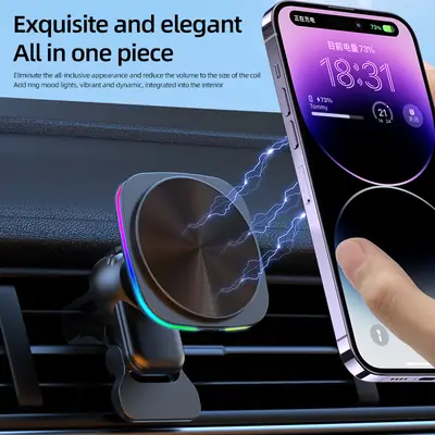 15W Magnetic Wireless Charger for Apple & Android Phones