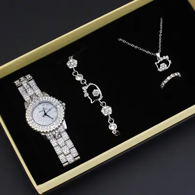 High-Looking Ladies Watch Set Quartz Watch Jewelry