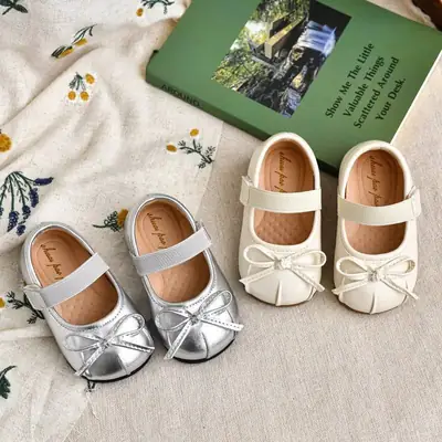Baby Shoes Female Baby Soft Sole Toddler Shoes 2025 Spring & Fall New Small Leather Shoes Infant Small Fragrant Princess Shoes