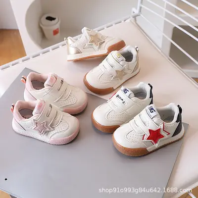 Baby Soft-Soled Toddler Shoes 2025 Spring & Fall New Baby Shoes Men's Shoes Children's Sports Shoes Girls Casual Boards