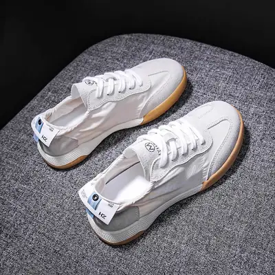 Women White Soft Sole Ballet Training Shoes 2025