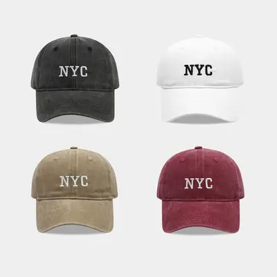 Nyc Embroidered Baseball Cap for Men Women
