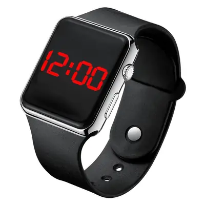 Luminous Electroplated Sunglasses with High-Looking Digital Watch