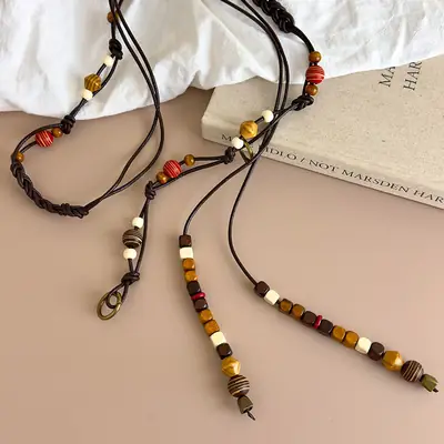 Star-Braceled Beaded Waist Chain for Women