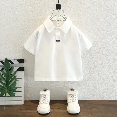 Children's Grey Polo Shirt Summer 2025