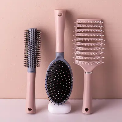 Factory Wholesale New Air Bag Rib Comb Air Cushion Massage Large Board Comb Rib Curly Hair Comb Anti-Static Large Curved Comb