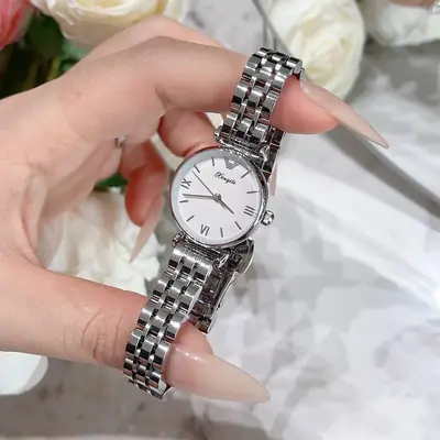 Waterproof Women's Watch with Starry Sky Steel Band
