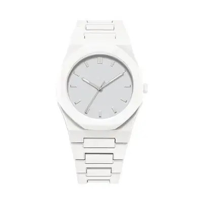 Black Plastic Men's Wristwatch with Large Dial