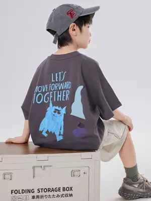 Boys T-Shirt Cartoon Print Medium Large Summer Wear 2025