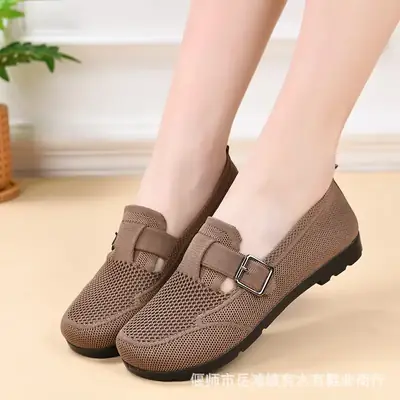 Women's Breathable Slip-On Birkenstock Shoes Brown