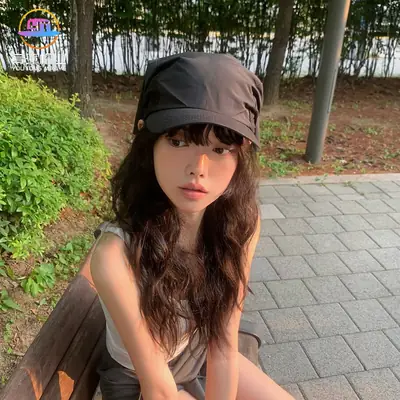 Women Outdoor Sun Hat Cap Strap Neck Gaiter Korean Style