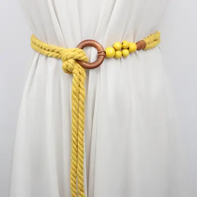 Hemp Rope Belt Accessories for Women