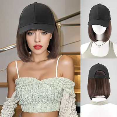 Women's All-In-One Long Hair Wig with Clavicle Cap