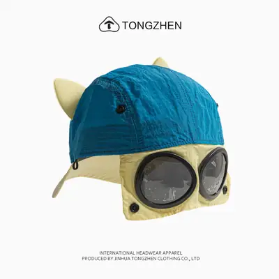 Aviator Cat Sunglasses Hat for Women