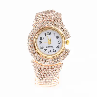 Cross-Border Hot-Selling Women's Watches, Full Diamond Fashion Women's Watches, Versatile Casual Quartz Watches from Manufacturers
