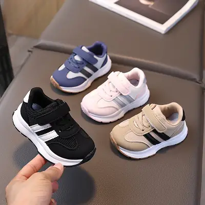 Spring and Autumn New Baby Shoes Boys' Sports Shoes Girls' Toddler Shoes Leather Forrest Gump Shoes Children's Running Shoes