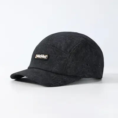 Korean Style Beige Retro Baseball Cap with Letter Label