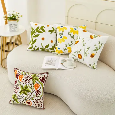 American Pure Cotton Floral Pillowcase Set