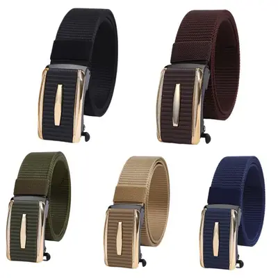 Men's Tactical Nylon Belt with Automatic Buckle