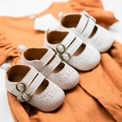 Amazon's Best-Selling Baby Double-Buckle Princess Shoes, Soft-Soled Pre-Walking Shoes, Mary Jane Toddler Shoes, Baby Shoes