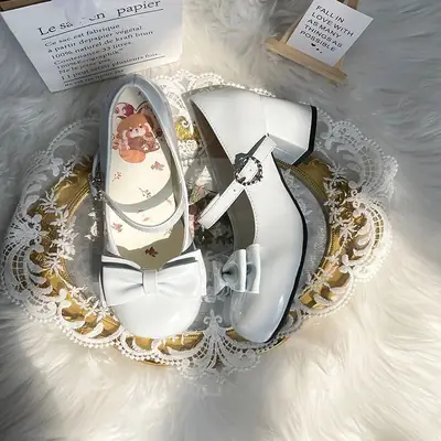 Mary Jane Bow Slip-On Flat Shoes for Women
